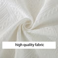 thumbnail image 5 of Dustproof outdoor tablecloths with fringes, crease free cotton linen tablecloths for parties, buffets-Waffle pink and white [long table]-90*90, 5 of 6