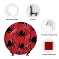 thumbnail image 4 of Disketp Spider Ceramic Plate Dinner Plates Bone China Decorative Plates Art Ceramic Ornaments for Wall Hanging Decoration -8in, 4 of 6