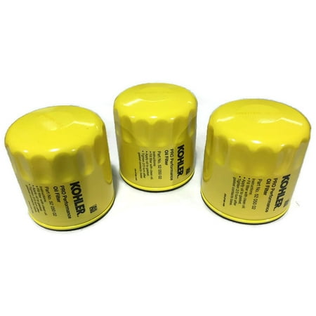 3 Pack Genuine 52 050 02S 5205002S Kohler Professional Grade Oil Filter
