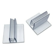 1PACK The Pencil Grip Personal Space Desk Divider Feet, 1 x 1 x 0.63, Clear, 48/Pack