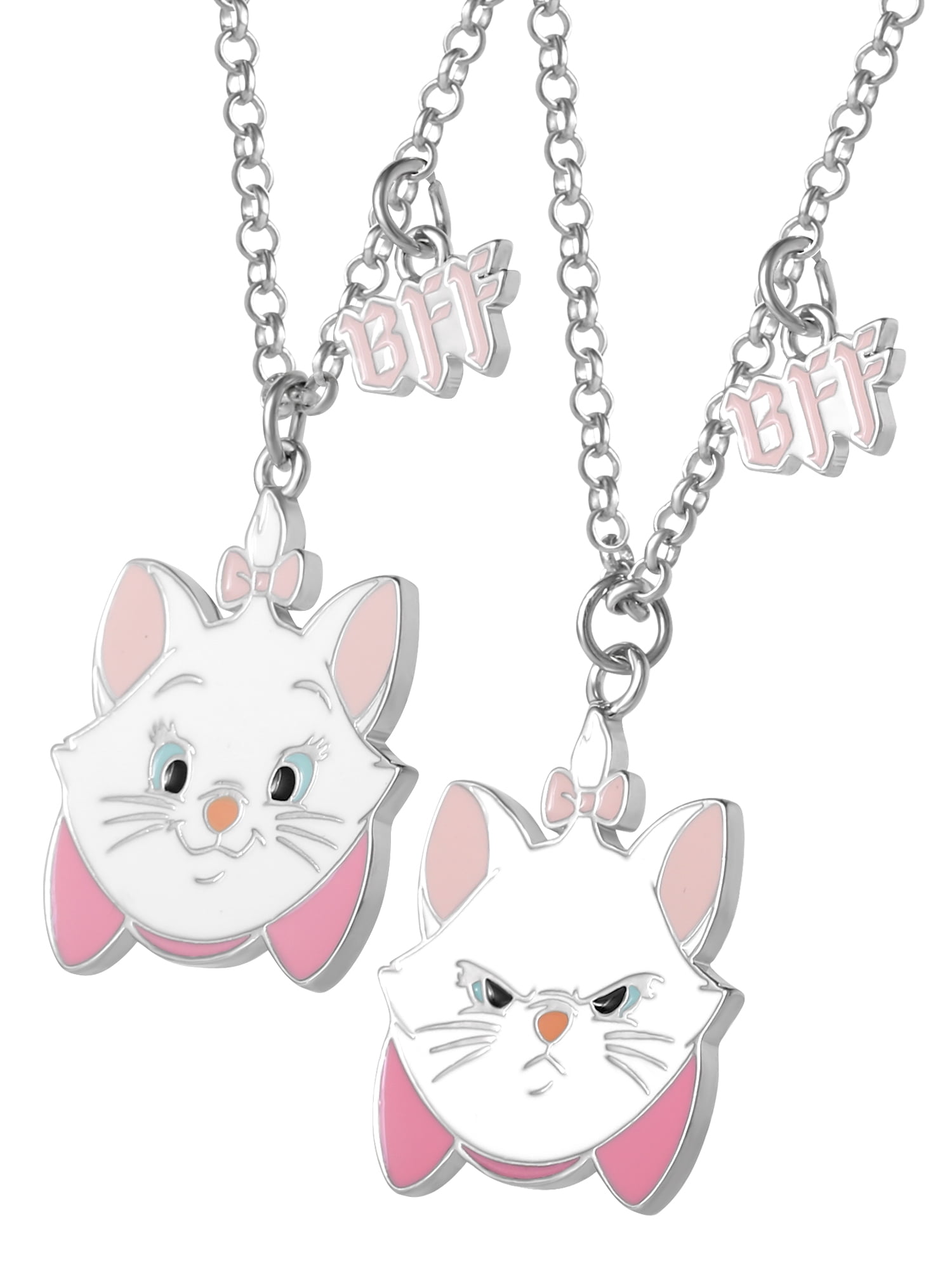 Disney The Aristocats Best Friends Pendant Necklace Set with Adjustable Chains