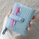 thumbnail image 4 of Cartera de piel de cocodrilo con hebilla para mujer, tarjetero corto con cremallera, monedero para varias tarjetas, 4 of 5