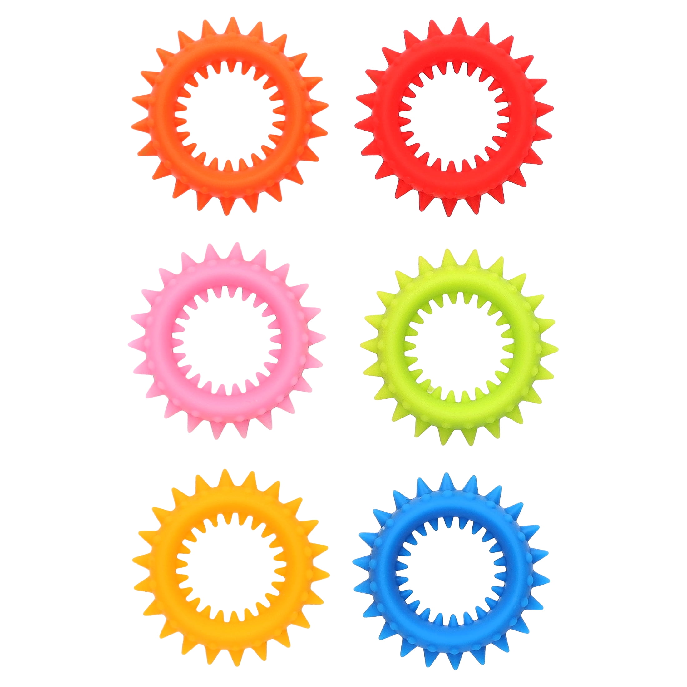 Pen+Gear Multicolor Adaptive Fidget Rings, 6 Count