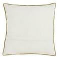 thumbnail image 3 of Fennco Styles Raquel Collection Beaded Pineapple 100% Pure Cotton 18 x 18 Inch Throw Pillow, Cover & Insert â€“ White Throw Pillow for Indoor Party, Family Gathering, Beach House and Home DÃ©cor, 3 of 3