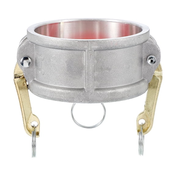 Uxcell 1 Pcs 3" Part DC Female Adapter x Female Thread Cam Groove Hose Fittings