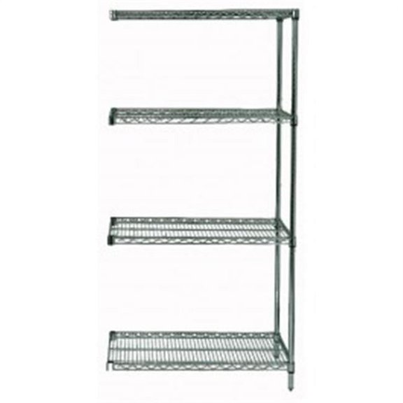 Quantum Storage AD54-3648P Wire 4 Shelf Add-On Kit Proform - 36 x 48 x 54 in.