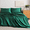 Dark Green, variant on Satin Sheets Set – 4 Piece Luxury Silk Feel Bedding, Ultra Soft & Wrinkle Free with Deep Pocket, Cooling Comfort for Hair and Skin