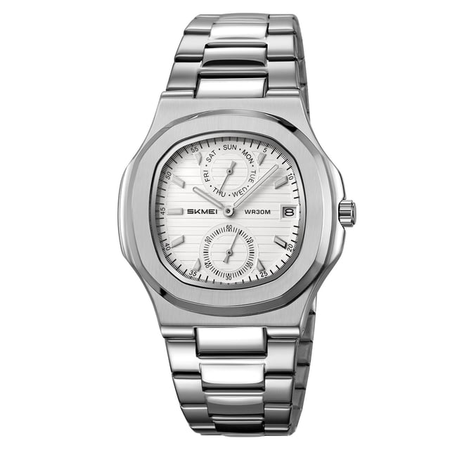 COM1950s Montre de Sport Numérique pour Homme Étanche 50 m, Montre d'Extérieur à Affichage LED avec Chronomètre, Alarme, Résistante aux Chocs pour la Randonnée, la Course et la Mise en Forme