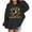 1Black218, variant on XAOFW Kid Sweatshirts Hood Girls Fuzzy Jacket Athletic Long Sleeve Letter Graphic Loose Fashionable Comfortable Outdoor Holiday Vacation Tops
