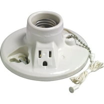 1 pc Leviton White Porcelain Incandescent Lampholder