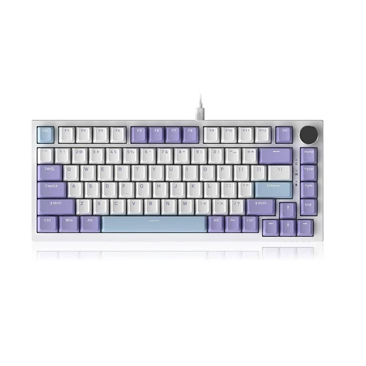 AJAZZ AK820 75% Wired RGB Gasket Mechanical Keyboard with Volume