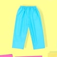 thumbnail image 2 of UACY Rain Pants for Boy Girl Thick Waterproof Pants Kids Toddler Fishing Pants Loose Reflective Lightweight Rain Pants Kids ﻿ (Blue, 5-6 Years), 2 of 3