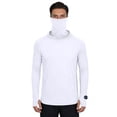 thumbnail image 5 of Riecok Long Sleeve Shirts for Men UPF50+ Sun Protection Pullover Breathable Quick Dry Tops with Thumbholes Hiking Clothes White 4XL, 5 of 8