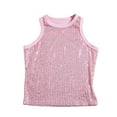 thumbnail image 3 of Craaazy Women's Casual Sparkly Sleeveless Blouses Gifts, 3 of 8