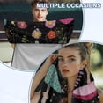 thumbnail image 6 of FOR U DESIGNS Mushroom Floral Print Car Seat Towel Cover Universal Fit Front Seat Protector Car Seat Cover Portable Sweat Towel with Sweat Absorption for Gym, Yoga, Swimming, Pets and Family Travel, 6 of 7
