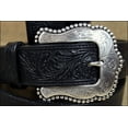 thumbnail image 4 of Tony Lama Women's Layla Leather Belt Black 42, 4 of 6