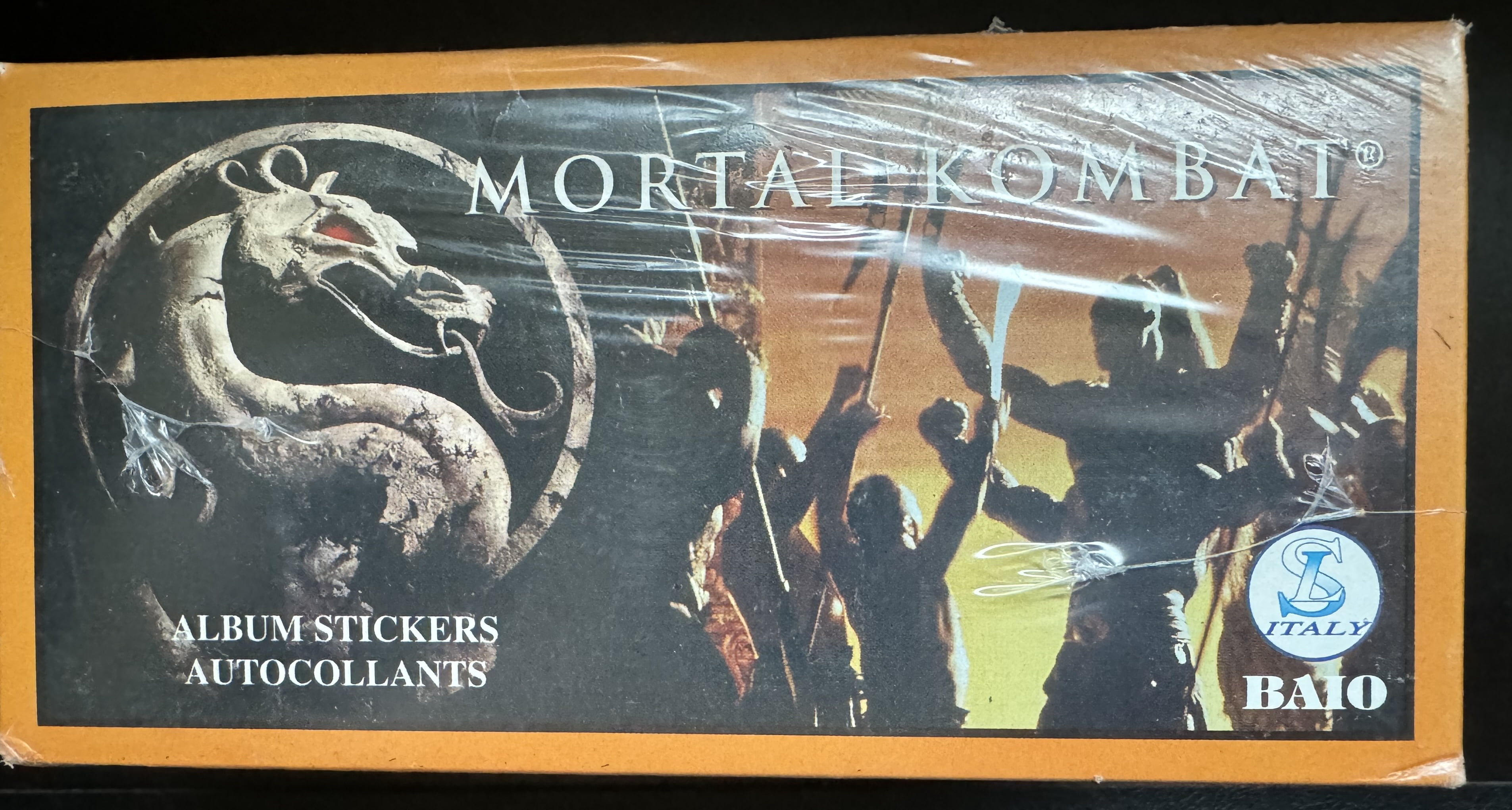 Mortal Kombat Movie Sticker Pack Box