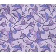 thumbnail image 4 of oneOone Cotton Flex Light Purple Fabric Flower Artistic Dress Material Fabric Print Fabric By The Yard 40 Inch Wide, 4 of 4
