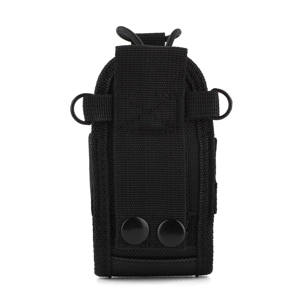 Bewinner Holder Bag for Radios Portable Radio Case Holder for Outdoor Sports Nylon Shoulder Strap Belt Case Holder Bag Pouch for Walkie Talkie 2-Way Radio Holster