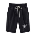 thumbnail image 1 of Mujeres Pantalones Cortos Casual, Cintura Elástica Día de la Independencia de la Impresión Pantalones Cortos con Cordón con Bolsillos para Verano Primavera de Uso Diario, Pantalones Cortos de Verano P, 1 of 4