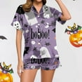 thumbnail image 2 of Soft Women's Pajama Set Halloween Print Sleepwear Comfortable Shorts For Everyday Wear And Cozy Summer Evenings, 2 of 7