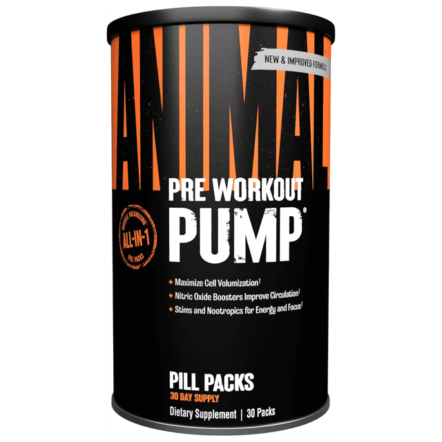 UNIVERSAL ANIMAL PUMP 30 PACKS UNIVERSAL ANIMAL