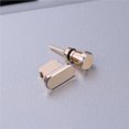thumbnail image 4 of Inteprter Puerto de carga de metal 3.5mm Auricular Jack Reemplazo de tapón antipolvo USB para XS 8 7 7 6 6S Plus Mini Tapón antipolvo Cables de audio/vídeo oro, 4 of 6