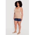 thumbnail image 3 of Women's Plus Size Rib Knit Tank Top, 3 of 4