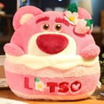thumbnail image 2 of Almohada de peluche de oso Pooh Kawaii para niños, suave, en blanco, Winnie the Pooh, Stitch Lotso, regalos encantadores, 2 of 4