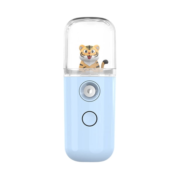 pstuiky Mini pulverizador atomizador portátil con carga, ideal para hidratar el rostro en viajes y en casa.