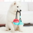 thumbnail image 3 of Juguete de cuerda con ventosa para mascotas, juguete de goma suave para masticar mascotas, juguete con ventosa de goma para perros, juguete para masticar hecho a mano con cuidado Jadeshay  A, 3 of 8