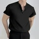 thumbnail image 1 of pstuiky Camisa de manga corta para hombre, Blusa deportiva informal de manga corta con cuello alto para hombre camisas casuales para hombre xxl, 1 of 6