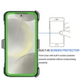 thumbnail image 5 of Takfox Holster Case for Samsung Galaxy S24 with Swivel Belt Clip, Built-in Screen Protector Heavy Duty Full Body Protection Shockproof Armor Defender Rugged Case Kickstand Cover - Green, 5 of 9