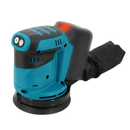 

Walmeck 125mm Brush Motor Cordless Orbital Sander Wood Grinder Electric Car Polisher Multifunctional Wood Metal Waxing Polishing Grinding Sanding Machine 3 Speed for Makita 18V Battery