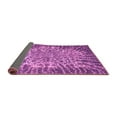 thumbnail image 2 of Ahgly Company Indoor Rectangle Abstract Purple Modern Area Rugs, 2' x 5', 2 of 4