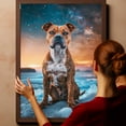 thumbnail image 6 of Staffordshire Bull Terrier Dog Lying in The Snow Canvas Print Wall Art Famous Painting for Kids Nursery Bedroom Living Room Office Home, 6 of 6