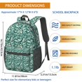 thumbnail image 2 of 17 Inch Lightweight Backpack,PVC Waterproof Oxford Fabric, Ergonomically Designed, with Large Capacity, Camouflage Print, 2 of 5