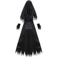 thumbnail image 3 of Plus Size Scary Nun Costume for Women, Sinister Outfit, Gothic Dress-Up, Dark Dress Halloween CostumeWomen\'s Dreadful Nun Costume, 3 of 5