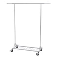 thumbnail image 1 of KFFKFF Support de Vêtements sur Roulettes, Présentoir Robuste, Cintre Professionnel avec Espace de Rangement Inférieur, Supporte jusqu'à 450 lbs, Élévation Modifiable et Étendue Extensible, 1 of 9
