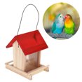 thumbnail image 3 of Comedero de Madera para Pájaros ANGGREK Colgante para Decoración de Jardín, 3 of 7