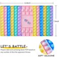 thumbnail image 2 of Juguete Fidget de juego pop de gran tamaño, tablero de ajedrez de arcoíris con burbujas de silicona, juguetes sensoriales con sonido de empuje y estallido para padres e hijos, estr, 2 of 5
