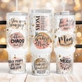 thumbnail image 3 of Mom 40oz Quencher tumbler sublimation Amazing Best mom Boho Seamleess Waterslide, 3 of 3