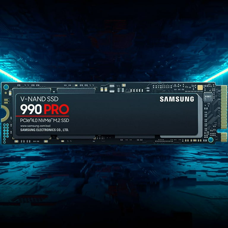 SAMSUNG 990 PRO 1TB PCIe Gen 4.0 x4, NVMe 2.0 V7 V-NAND MLC