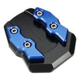 thumbnail image 5 of Unique Bargains 1 Set Aluminum Alloy Motorcycle Kickstand Plate Pad for Yamaha XMAX/NMAX 2020-2023 with Wrench Black Blue, 5 of 7