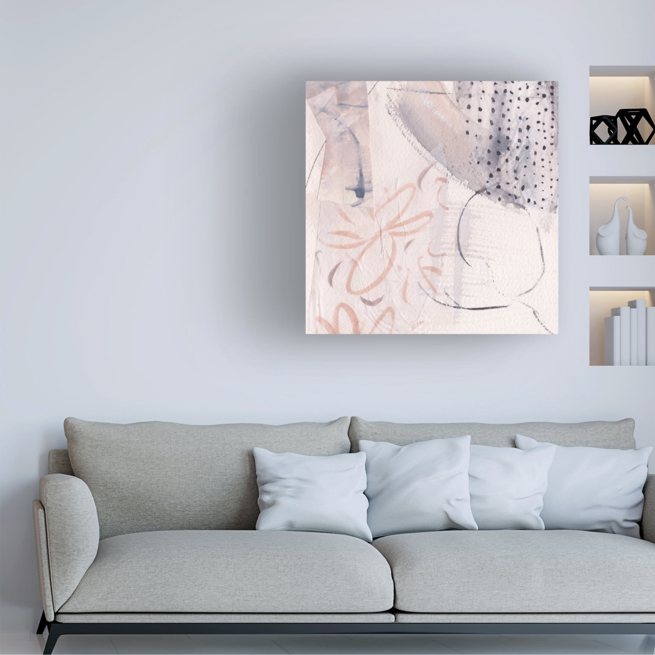 Trademark Fine Art Melissa Wang  Mirage de Fleur II Canvas Wall Art