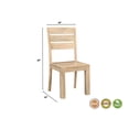 thumbnail image 3 of Taran Designs Lawrence 5-piece Solid Wood Dining Set in Beige, 3 of 3