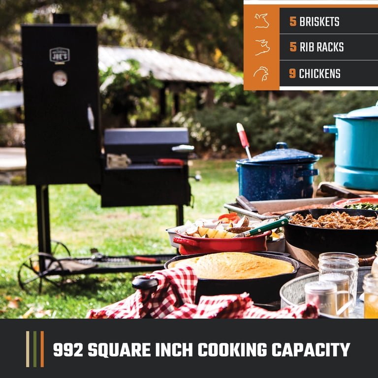Oklahoma Joe's Bandera Smoker with High-Temp Steel, 992 sq. in