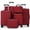 Red, variant on Hardshell ABS Luggage Set, 24-Inch Checked Suitcase with Spinner Wheels, Lightweight Travel Luggage with 2 Packing Cubes for Men & Women