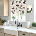 thumbnail image 5 of Western Cowboys Balloon Curtains for Bedroom/Front Door/Bathroom, Beige Vintage Country Cactus Tie Up Curtains 63 Inch Length Light Filtering Kitchen Curtains Shades for Windows 46"x63", 5 of 8