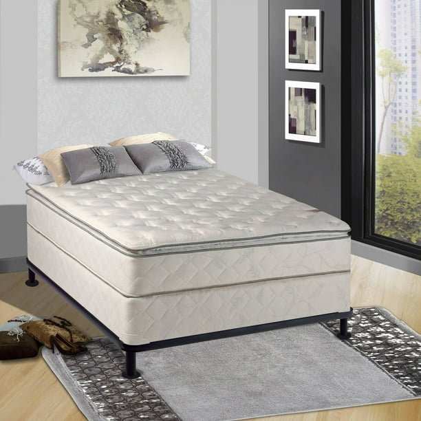 Pillow Top, Orthopedic 10" Fully Assembled Mattress and 5inch Box